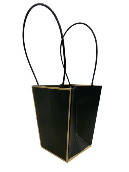 Black and Gold Presentation Bag with Handles
