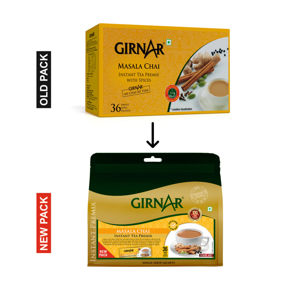 GIRNAR Instant Tea Premix With Masala 36 Sachet Pack