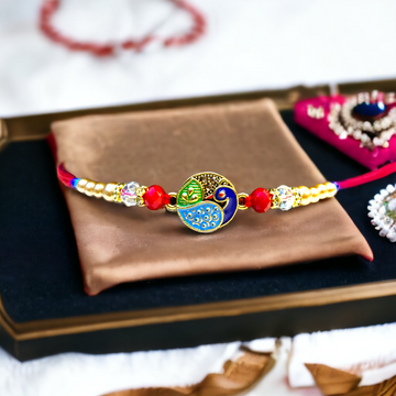 "Glimmering Gems" Rakhi