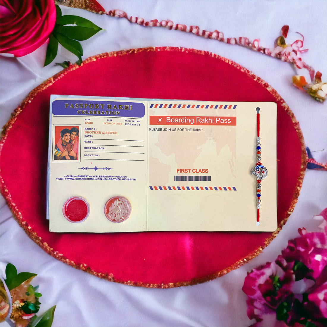 "Global Connections" Passport Rakhi