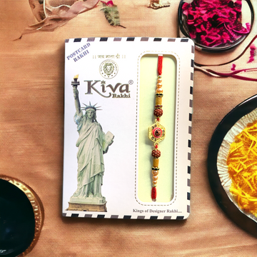 Statue Of Liberty Postcard Rakhi