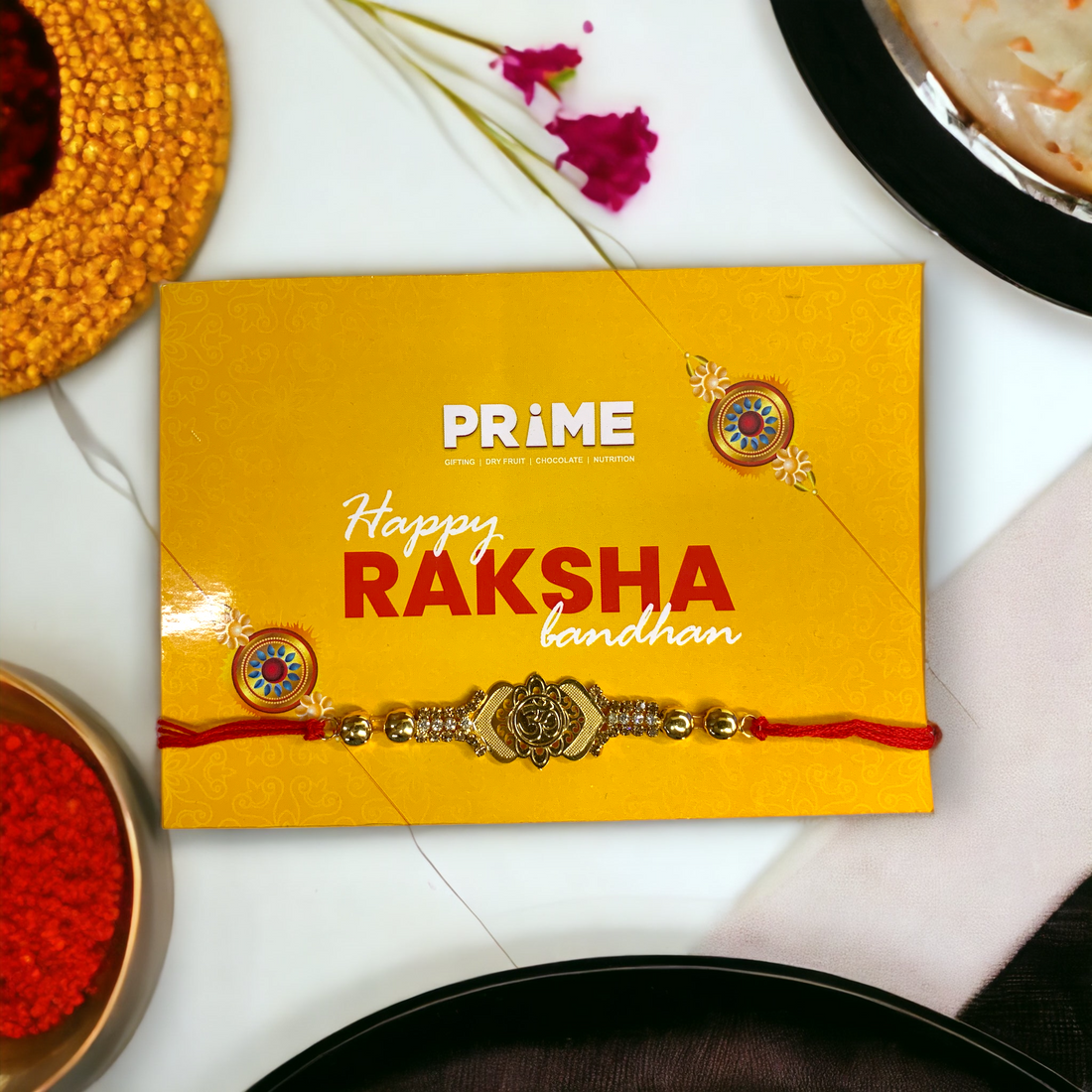 Ethnic Om Rakhi