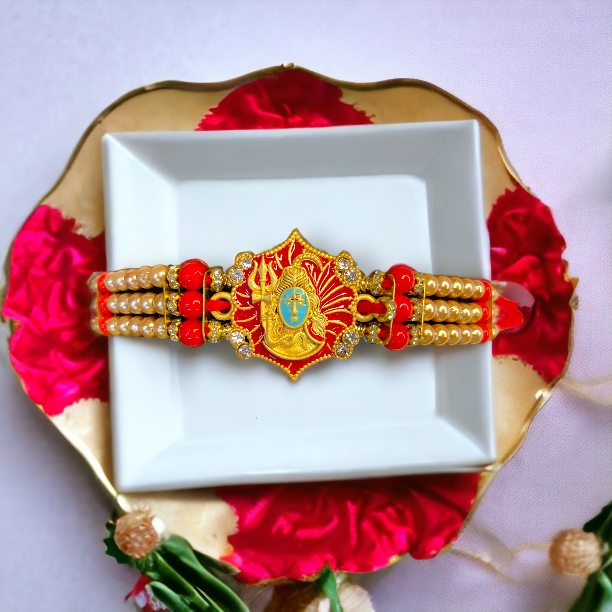 "Shiva's Blessing Layers" Rakhi