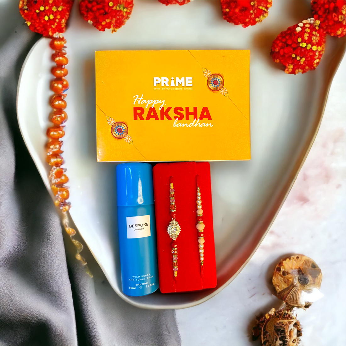 "Twice the Love" Double Layer Bhaiya Rakhi