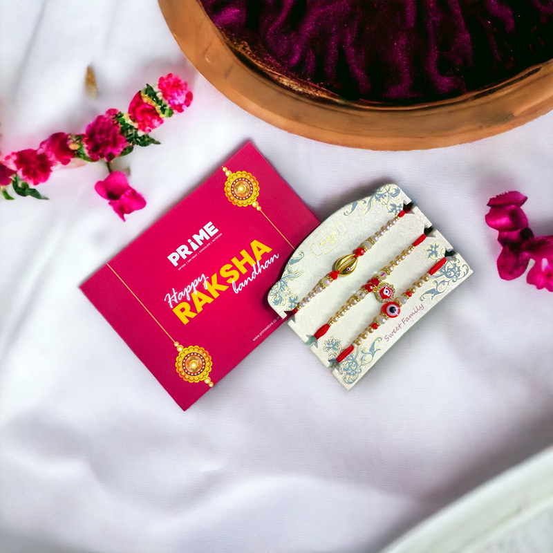 "Regal Rakhi Pair" Rakhi Set