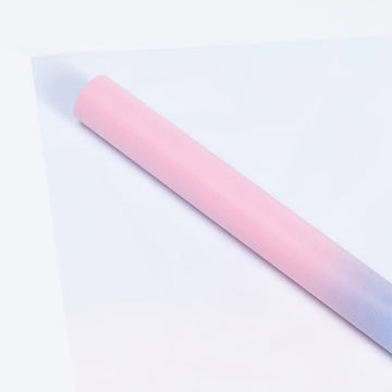 Twin Tone Tulle Fabric Pink Blue Net Roll