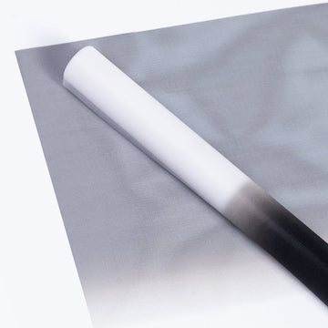 Twin Tone Tulle Fabric Black White Net Roll