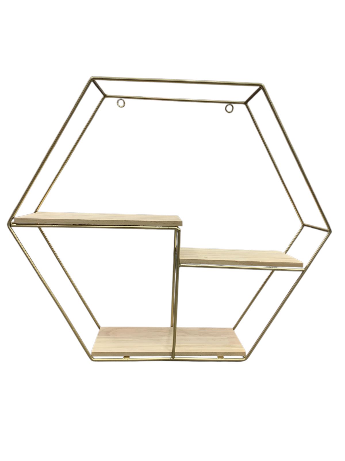 Modern Hexagon Metal Stand  3 Tier Display