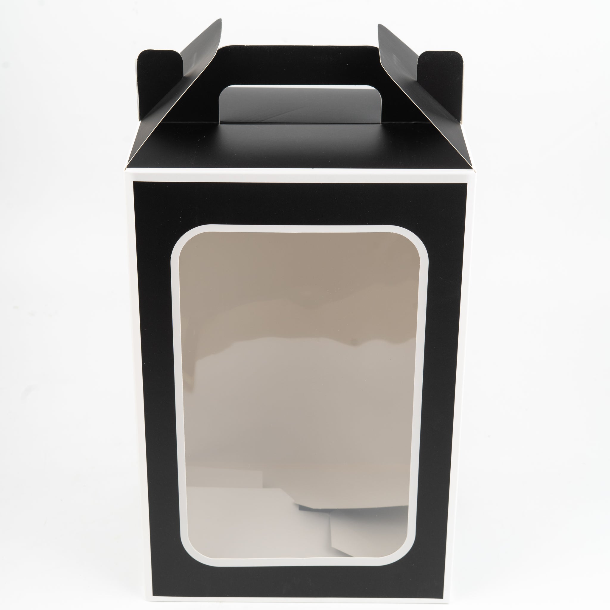 Duotone Foldable Paper Box with Clear Display Window