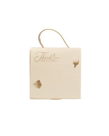 Classy Cream Foldable Paper Box