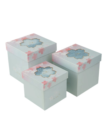 Sakura Blossom Glitter Paper Box