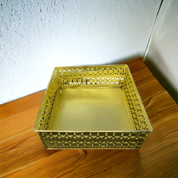 Square Premium Metal Handle Basket