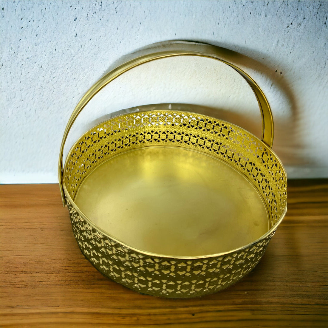 Round Premium Metal Handle Basket