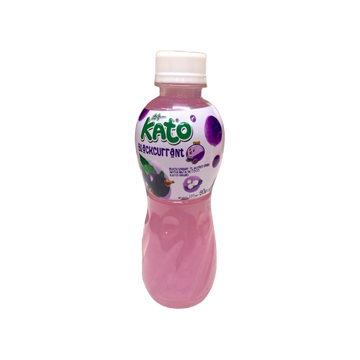 Kato Black Currant Juice With Nata De Coco 320ml - Pet Bottle