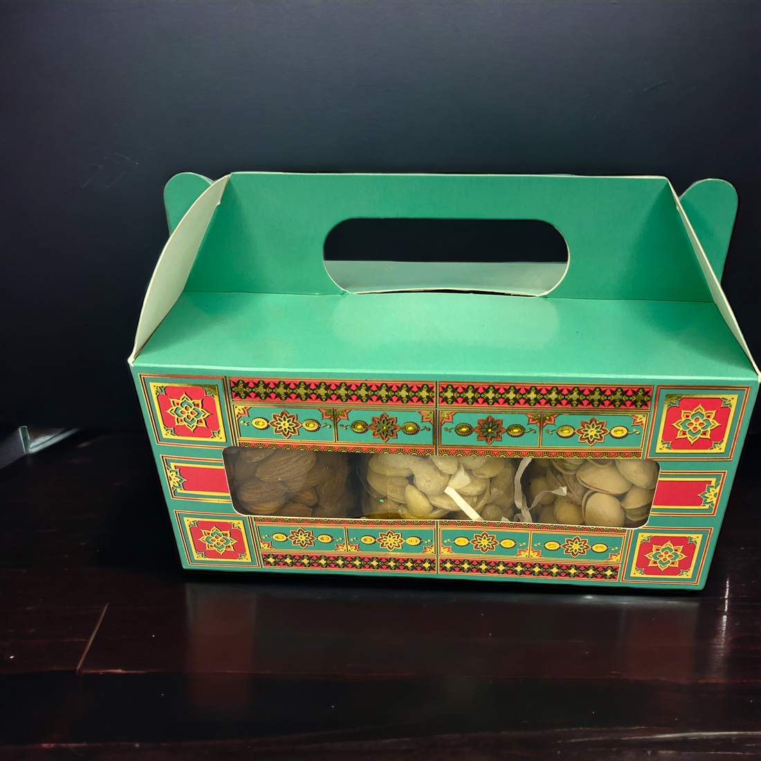 Ornamental Gift Box with Dryfruits