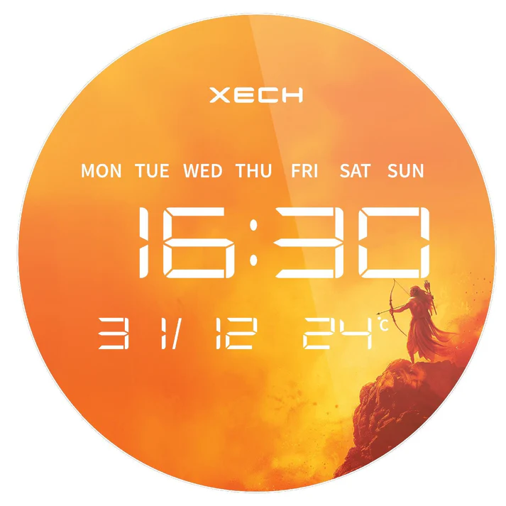 XECH Solaris Plus Archer Digital LED Clock