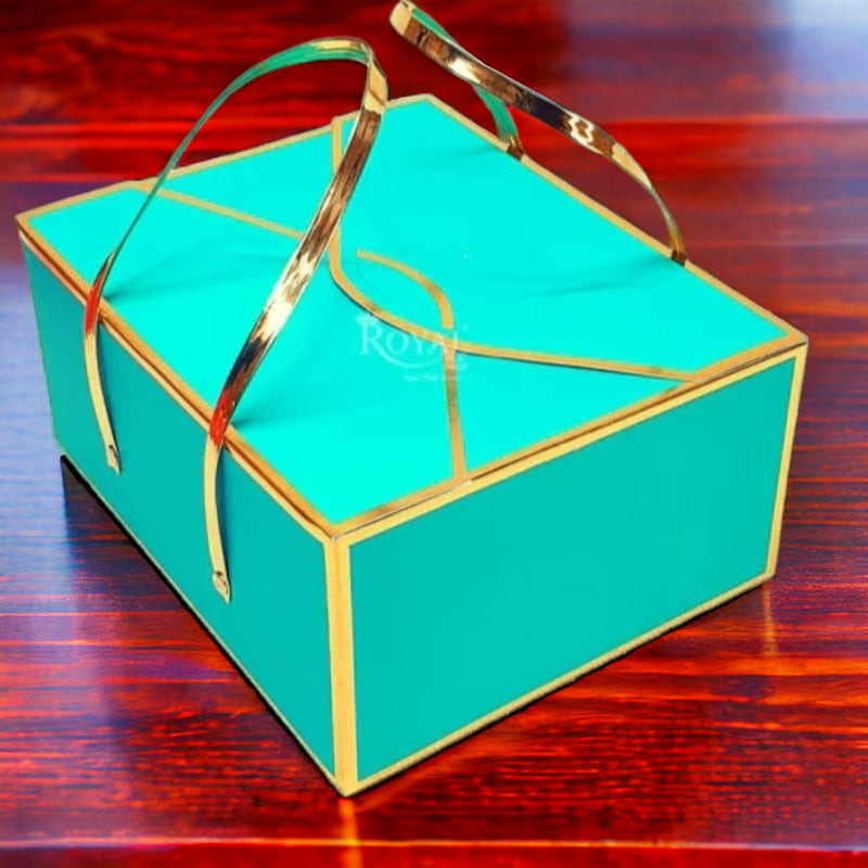 Square Premium Gift Hamper Bags with Gold Foiling