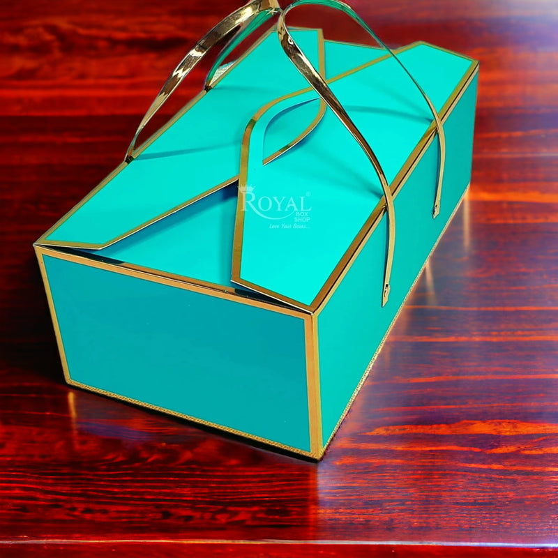 Rectangle Premium Gift Hamper Bags with Gold Foiling