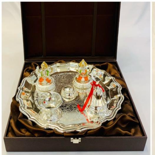 Square Box with Pooja Thali Set