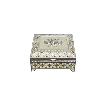 Roya Rose Square Jewelry Storage Box