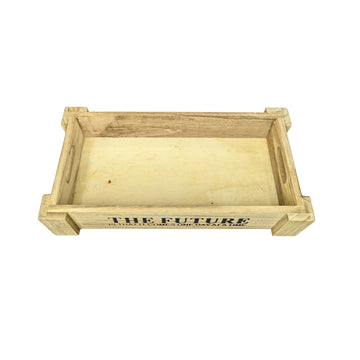 Classic Wooden Storage Tray with Handles
