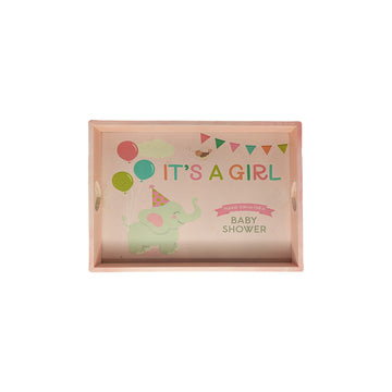 Pink Baby Shower Tray