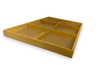 Wooden Compartment Tray