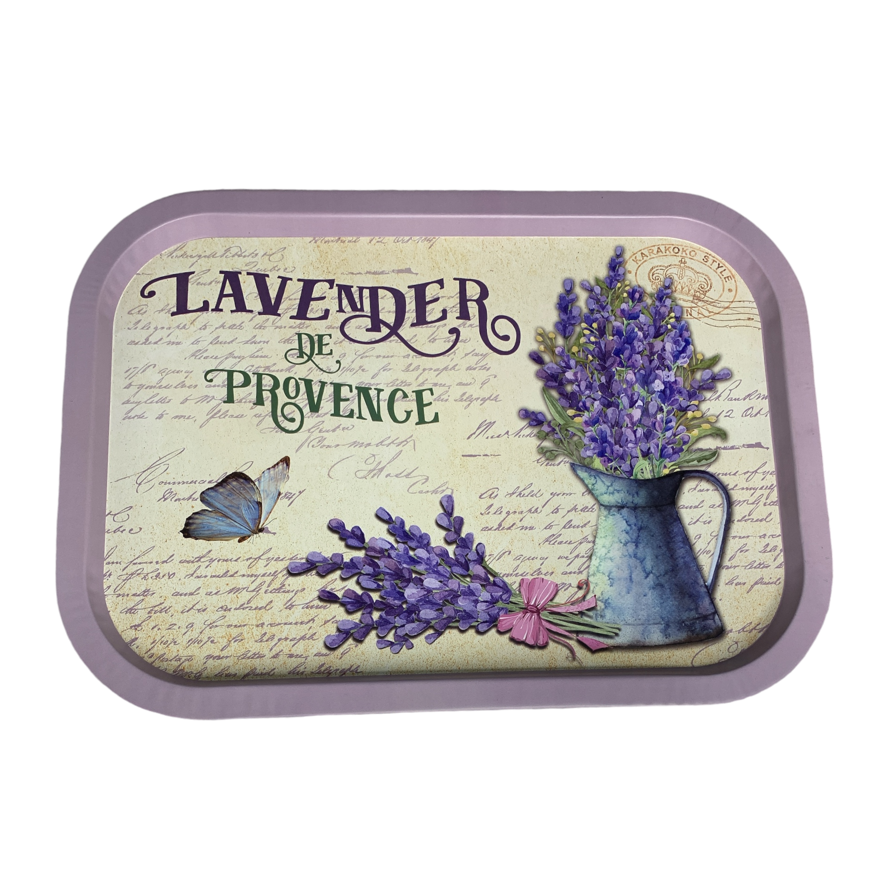 Lavender Bliss Floral Edition Serving Tray
