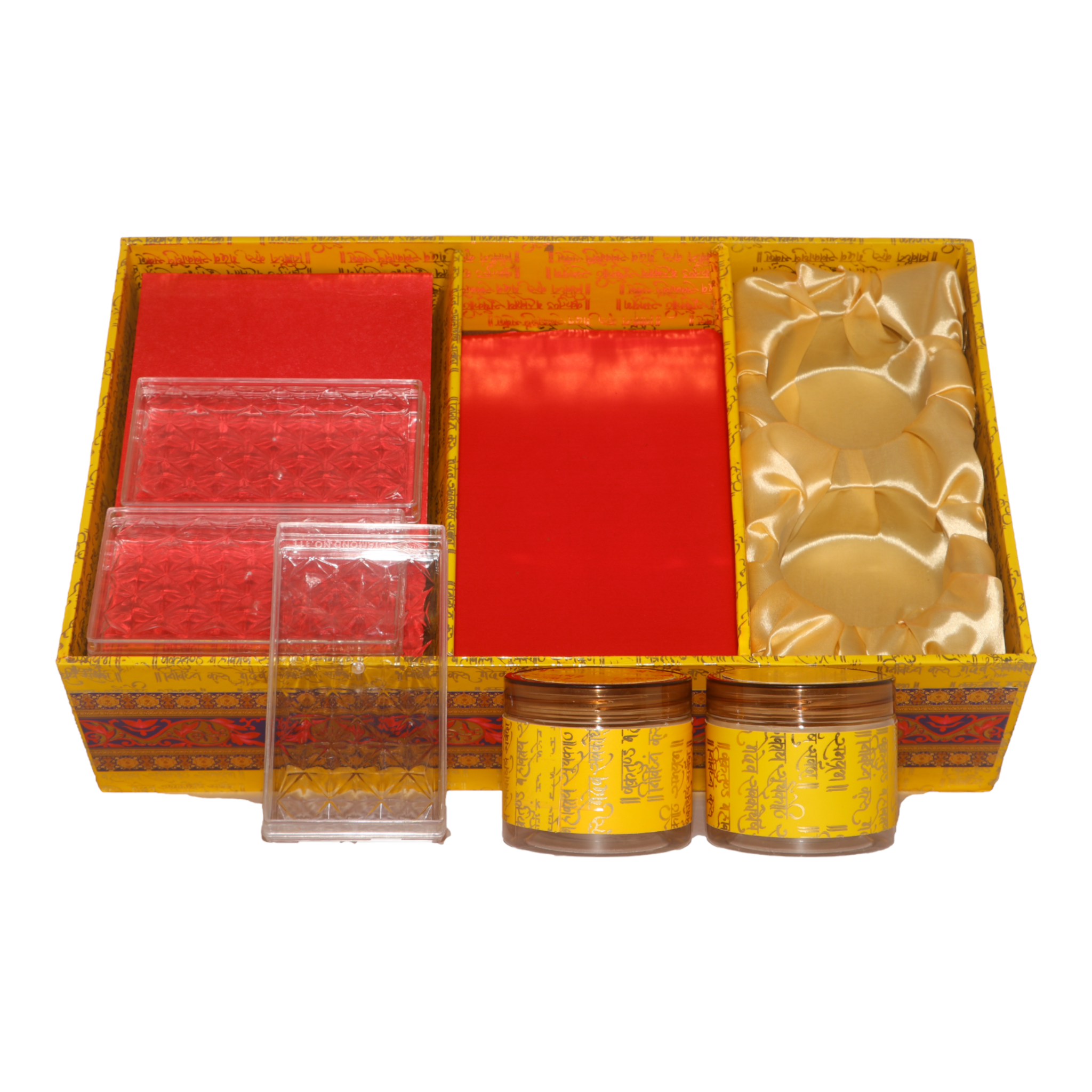 Premium Tibetan Puja Theme Hamper Tray