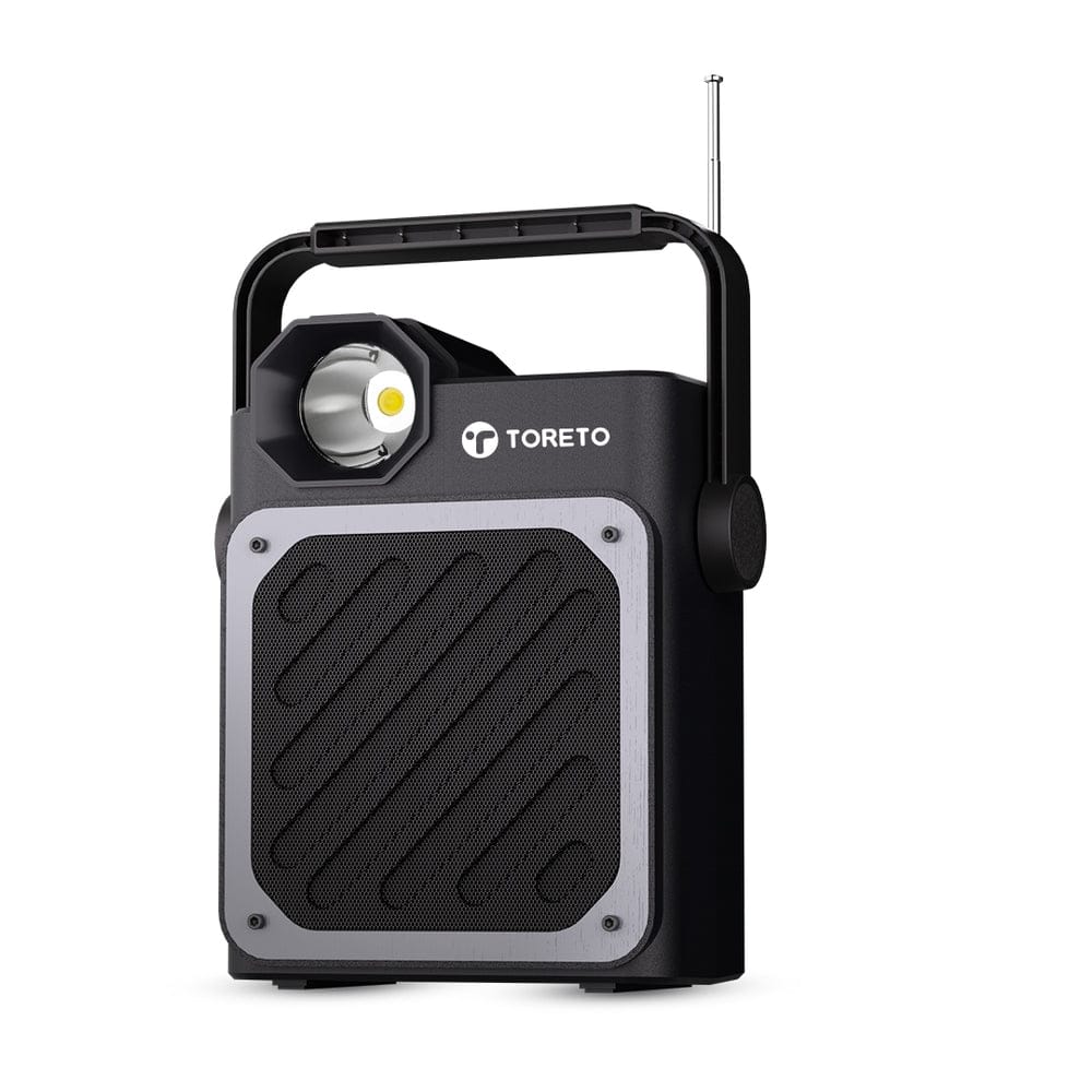 Toreto Multifunctional Bluetooth Speaker with Torch & FM Radio