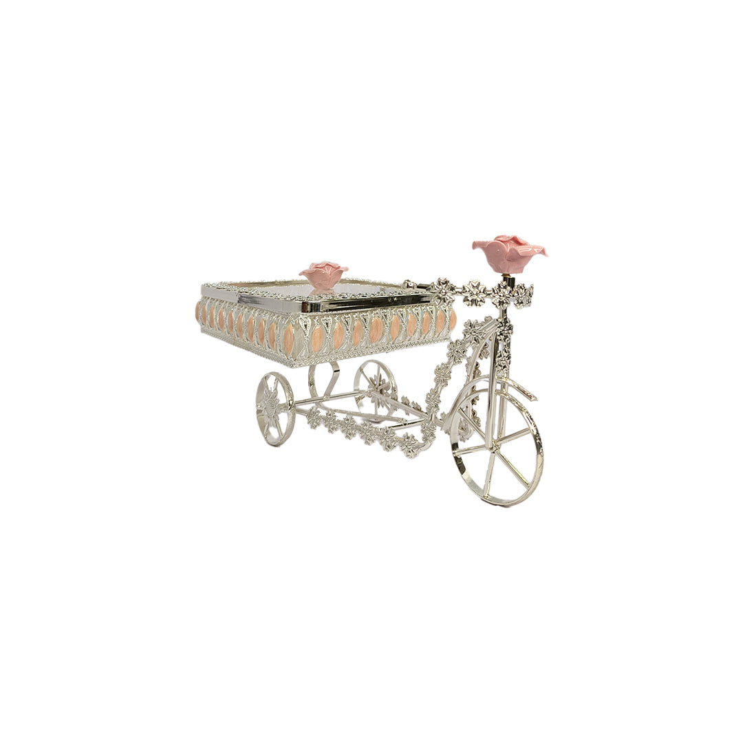 Luxury Floral Cart Home Decor Piece