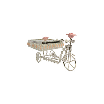 Luxury Floral Cart Home Decor Piece
