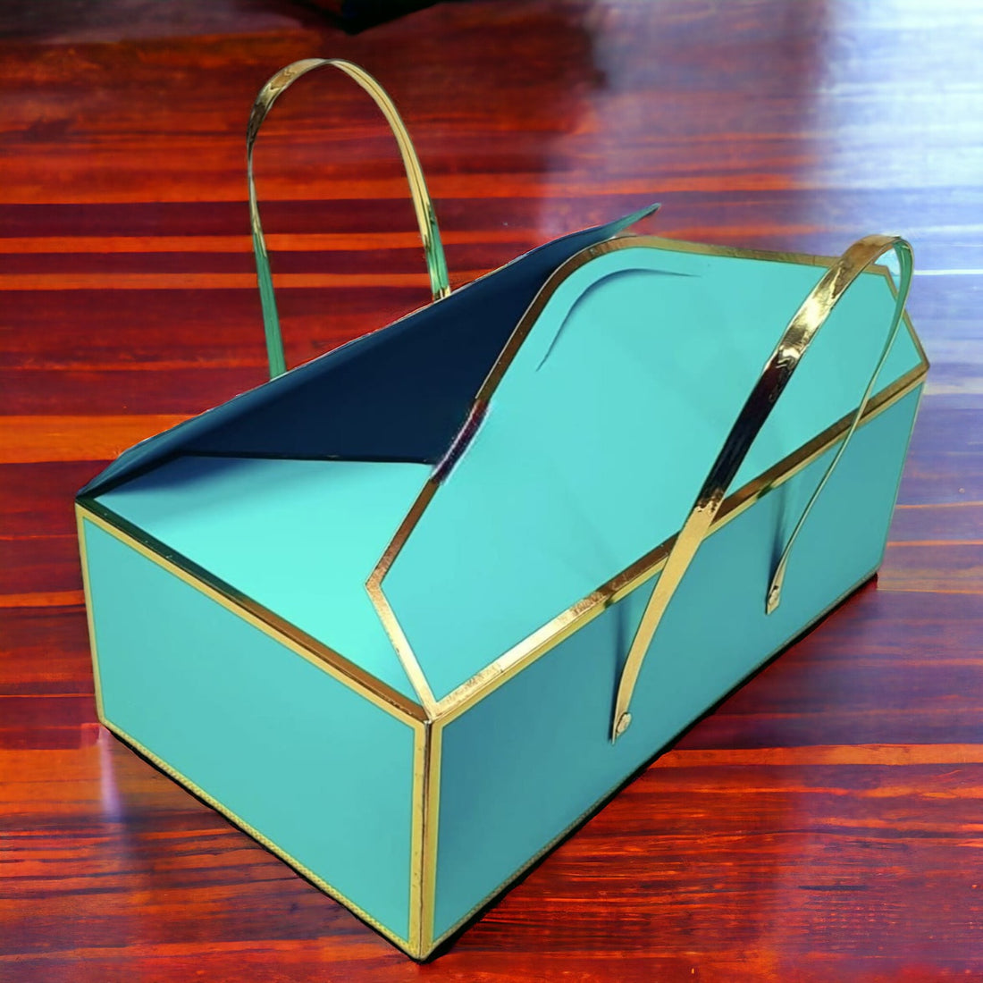 Rectangle Premium Gift Hamper Bags with Gold Foiling