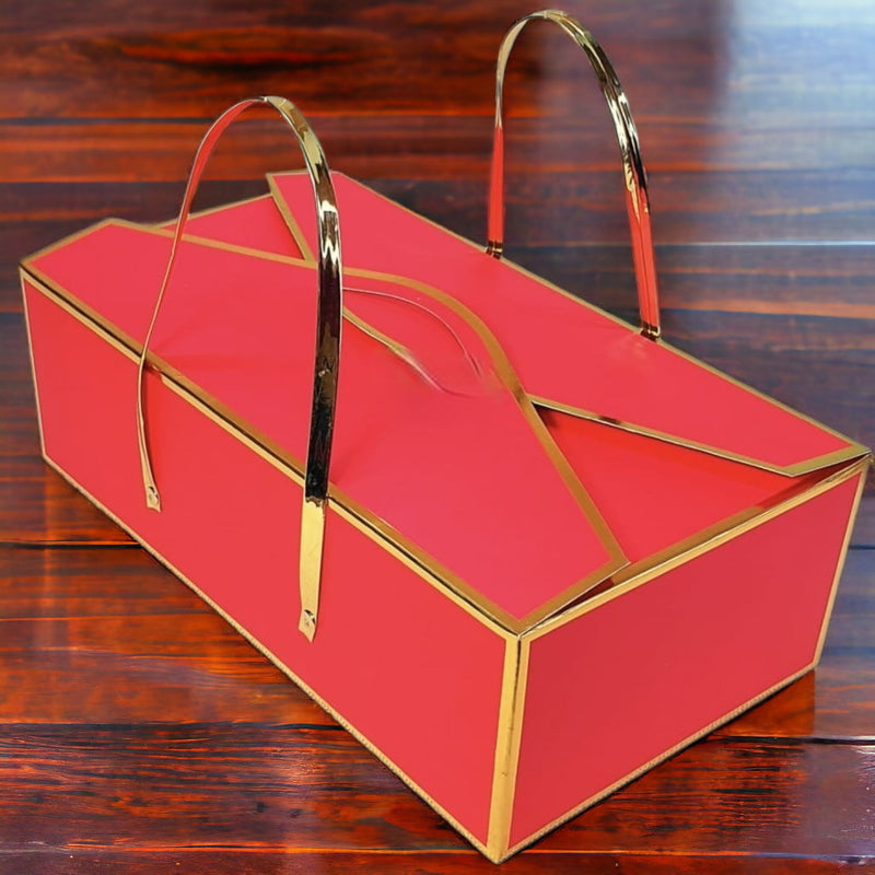 Rectangle Premium Gift Hamper Bags with Gold Foiling