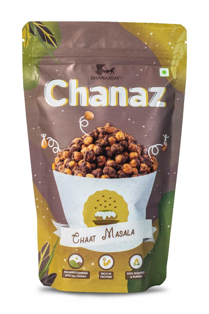 Dhananjay Chanaz Chat Masala Flavoured 180g