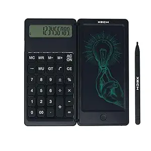 Xech CalcPad 2 in 1 Calculator with LCD E Writer Notepad