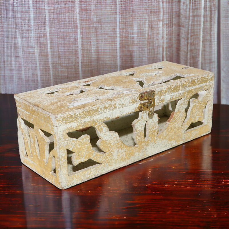 Rectangle Laser Designer Wooden Box