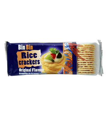 BIN BIN RICE CRACKERS 100G