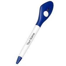 Pen with Safety Cutter / Letter Opener: Blue