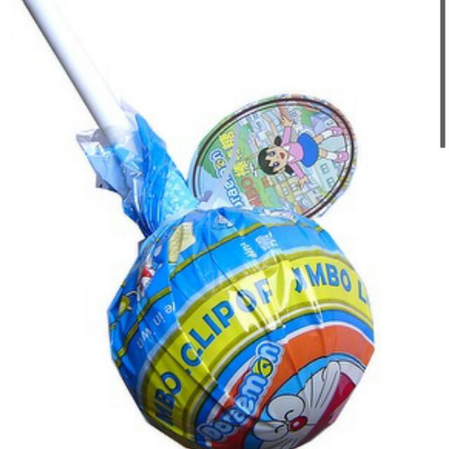 Hoppin Doraemon Jumbo Lollipop 150g