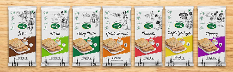 Shanta G Wheat Crisp Khakra 35g Pouch