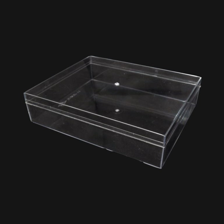 Square Clear Transparent Crystal Box(12.5cmx12.5cmx4.5 cm): 1 Nos