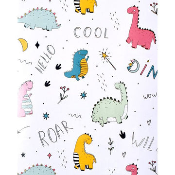 Doodle Dino Fun Gift Wrapping Paper