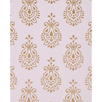 Classic Damask Inspired Gold Wrapping Paper