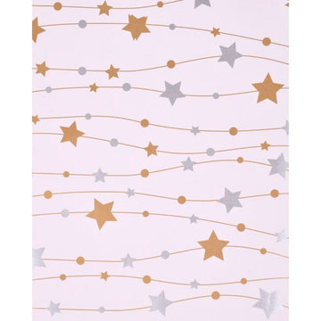 Celestial Star String Pattern Wrapping Paper