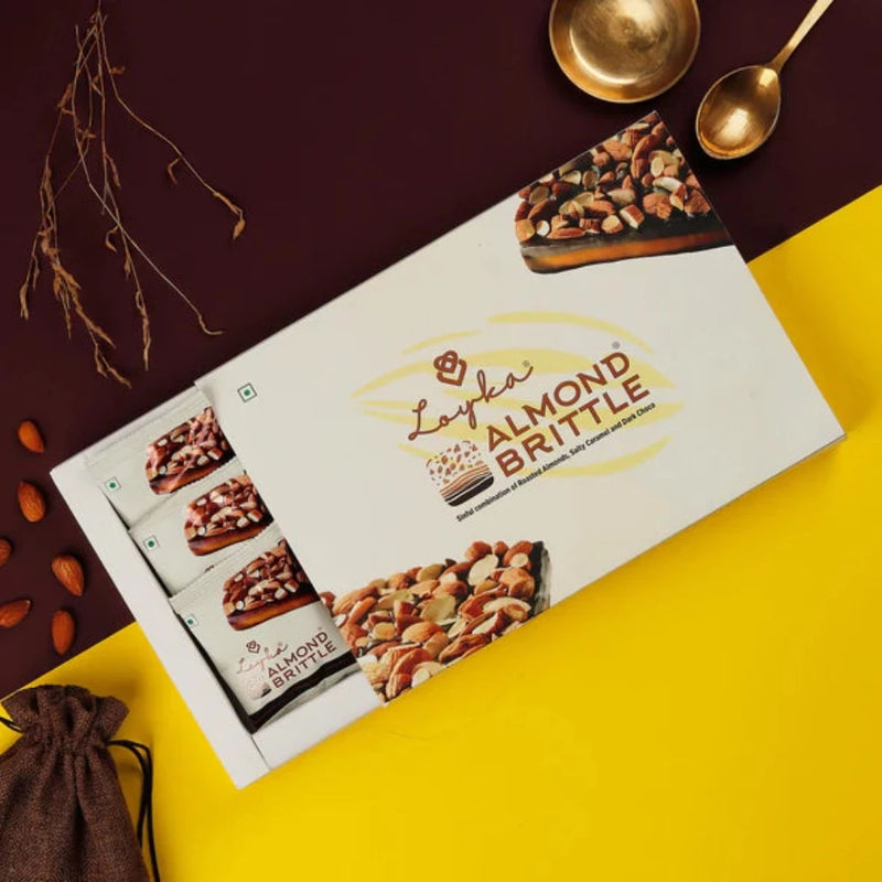 Loyka Almond Brittle 153g (9pc) - Box