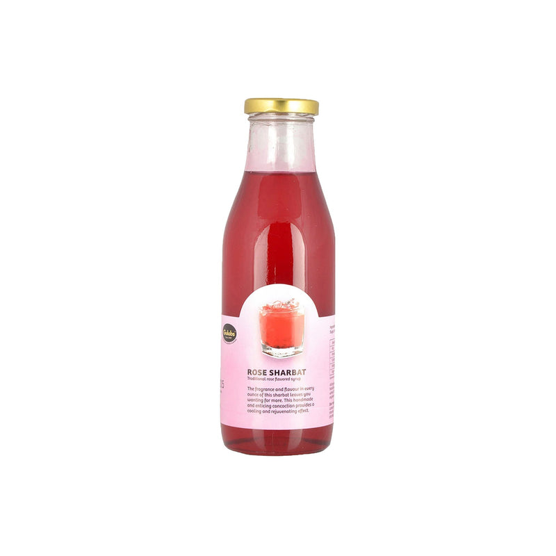 Gulabs Rose Sharbat (Syrup) 500ml - Glass Bottle