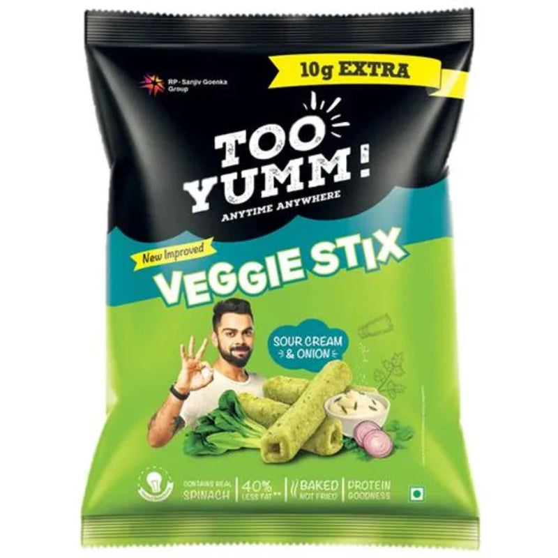 Too Yumm Veggie Stix Sour Cream & Onion 75g