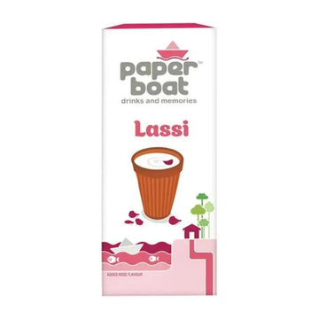 Paper Boat Rose Lassi 180ml - Carton