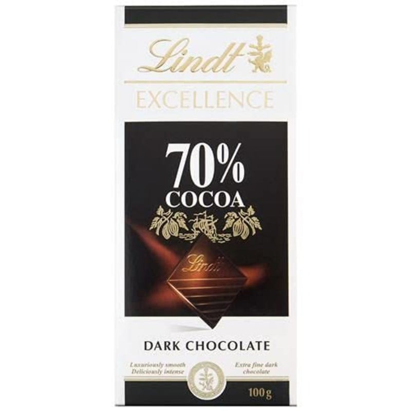 Lindt Excellence Intese Dark 70% Cocoa 100g Mrp 400